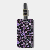 Aangepast Botanisch Bagagelabel - Floral Travel ID (Voorkant verticaal)