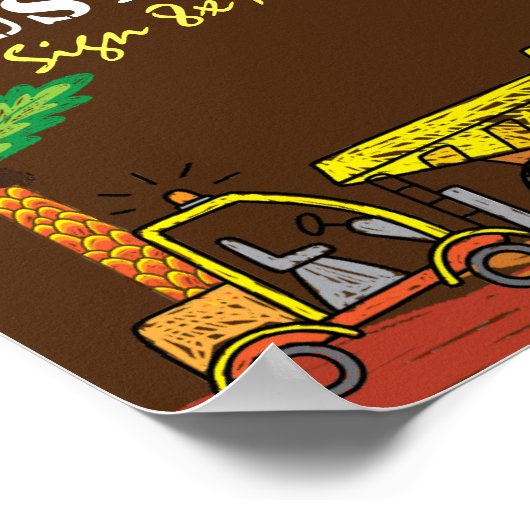 Aangepast bouwteken poster (Hoek)