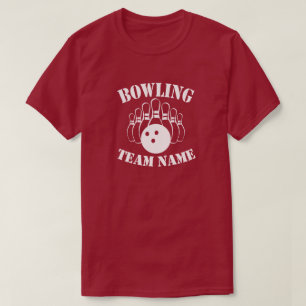 Aangepast Bowling Team T-Shirt