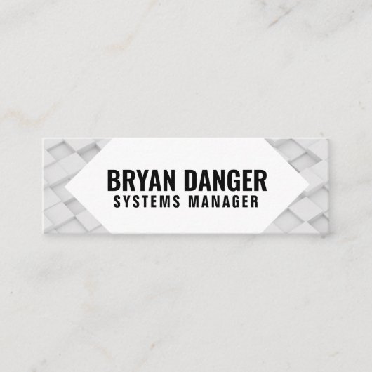 Aangepast 'Box World'-instagram Mini Visitekaartje (Voorkant)