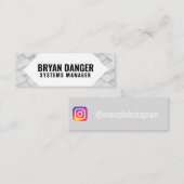 Aangepast 'Box World'-instagram Mini Visitekaartje (Voorkant / Achterkant)