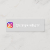 Aangepast 'Box World'-instagram Mini Visitekaartje (Achterkant)