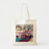 Aangepast breien tote bag (Voorkant)