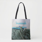 Aangepast breien tote bag (Voorkant)
