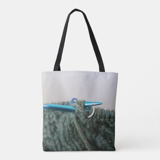 Aangepast breien tote bag (Achterkant)