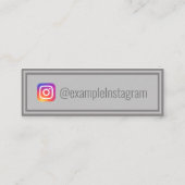 Aangepast 'Brick Housing'-instagram Mini Visitekaartje (Achterkant)