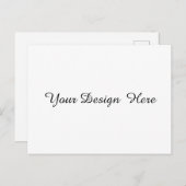 Aangepast Briefkaart (Voorkant / Achterkant)