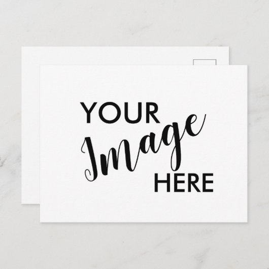 Aangepast briefkaart (Voorkant / Achterkant)