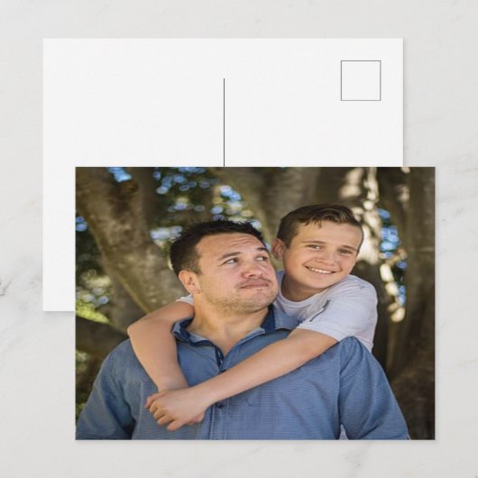 Aangepast Briefkaart (Voorkant / Achterkant)