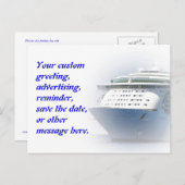 Aangepast Briefkaart cruiseschip (Voorkant / Achterkant)