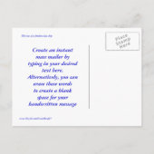 Aangepast Briefkaart cruiseschip (Achterkant)