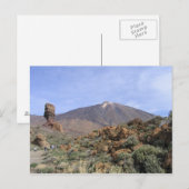 Aangepast briefkaart El Teide (Voorkant / Achterkant)