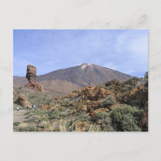 Aangepast briefkaart El Teide (Voorkant)