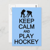 Aangepast briefkaart kalm houden en afspelen (Voorkant / Achterkant)