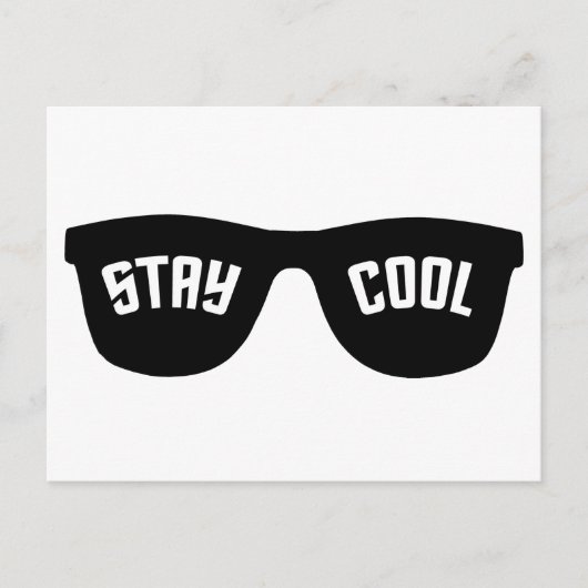 AANgepast briefkaart STAY COOL (Voorkant)