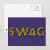 Aangepast briefkaart SWAG (Voorkant / Achterkant)
