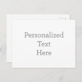 Briefkaart, Maat: Standaard Briefkaart, Papier: Signature Mat, Enveloppen: Geen (Voorkant / Achterkant)