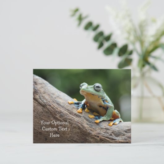 Aangepast Briefkaart Tekstkikker (Staand voorkant)