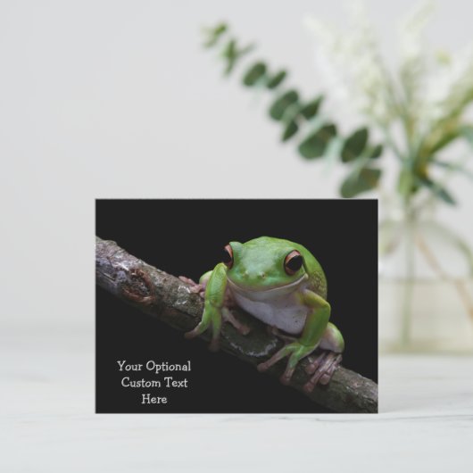 Aangepast Briefkaart Tekstkikker (Staand voorkant)