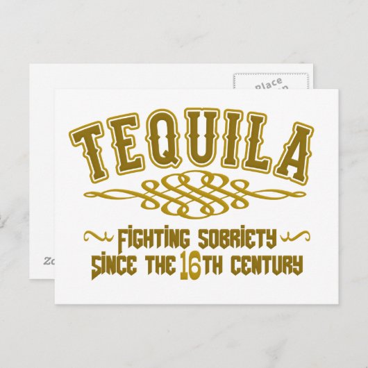 aangepast briefkaart TEQUILA (Voorkant / Achterkant)