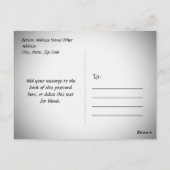 Aangepast Briefkaart voor 3-fotocollage (Achterkant)