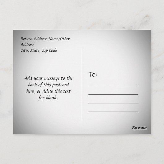 Aangepast Briefkaart voor 3-fotocollage (Achterkant)