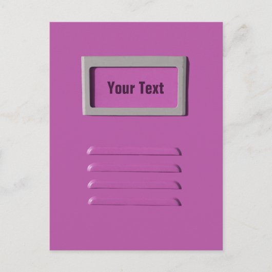 Aangepast briefkaart voor archiefkast (Voorkant)