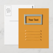 Aangepast briefkaart voor archiefkast (Voorkant / Achterkant)