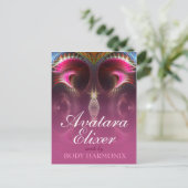 Aangepast Briefkaart voor binnenste lichte fractal (Staand voorkant)