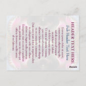 Aangepast Briefkaart voor binnenste lichte fractal (Achterkant)