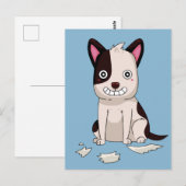Aangepast briefkaart voor Cute & Funny Dog (Voorkant / Achterkant)