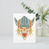 Aangepast briefkaart voor de schedel (Staand voorkant)