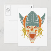 Aangepast briefkaart voor de schedel (Voorkant / Achterkant)