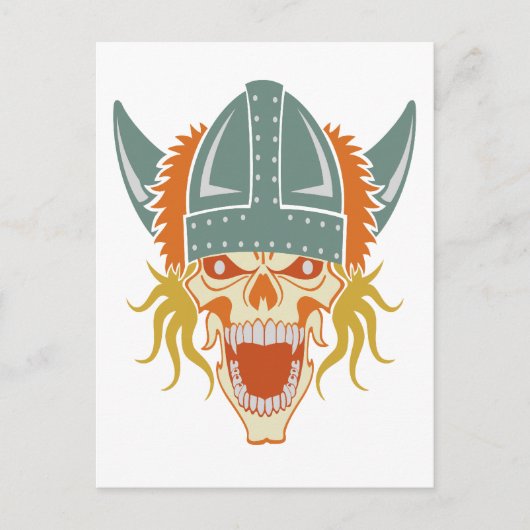Aangepast briefkaart voor de schedel (Voorkant)