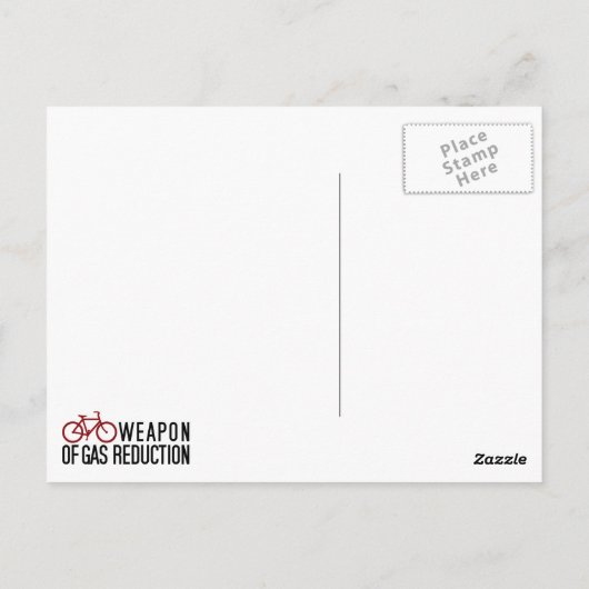 Aangepast briefkaart voor fietskleur (Achterkant)