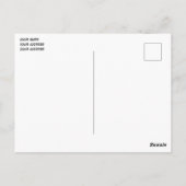 Aangepast Briefkaart voor geboortedag foto (Achterkant)