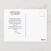 Aangepast Briefkaart voor geboortedag foto (Achterkant)