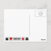 Aangepast briefkaart voor kaartspeler (Achterkant)