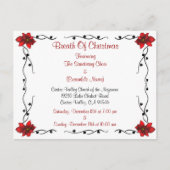 Aangepast Briefkaart voor kerstevenementen (Voorkant)