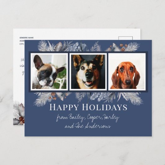 Aangepast Briefkaart voor kerstmis (Voorkant / Achterkant)