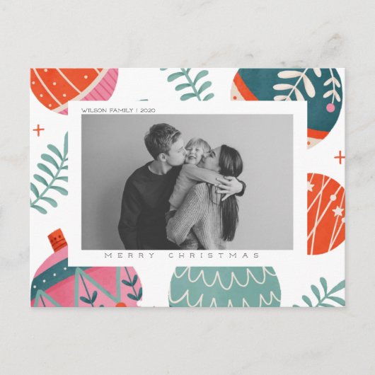 Aangepast Briefkaart voor kerstmis en feestdagen m (Voorkant)