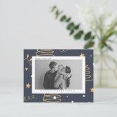 Aangepast Briefkaart voor kerstmis en feestdagen m (Staand voorkant)