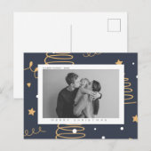 Aangepast Briefkaart voor kerstmis en feestdagen m (Voorkant / Achterkant)