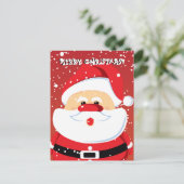 Aangepast briefkaart voor klussinterklaas (Staand voorkant)