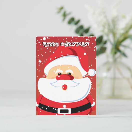 Aangepast briefkaart voor klussinterklaas (Staand voorkant)