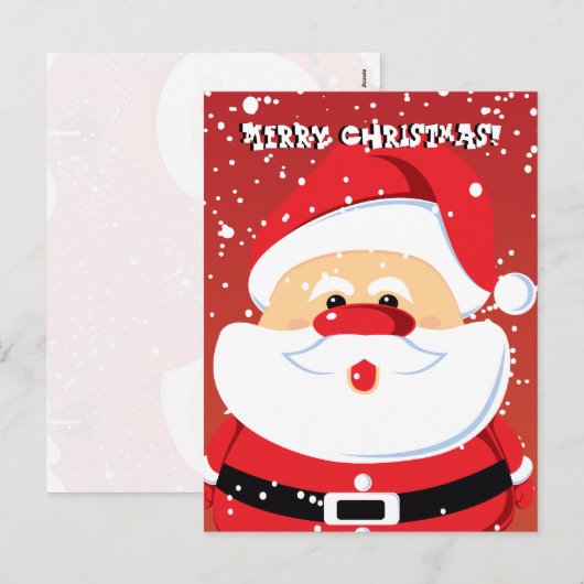 Aangepast briefkaart voor klussinterklaas (Voorkant / Achterkant)