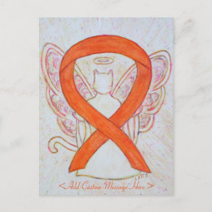 Aangepast Briefkaart voor Oranje bewustwording Kat