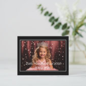 Aangepast Briefkaart voor pageant (Staand voorkant)