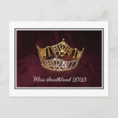 Aangepast Briefkaart voor pageant (Voorkant)