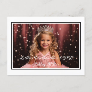 Aangepast Briefkaart voor pageant